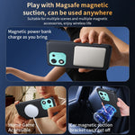 For Honor X70i Case Magnetic Case Leather Coated TPU + PC Phone Cover