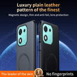 For Honor X70i Case Magnetic Case Leather Coated TPU + PC Phone Cover