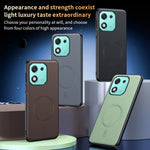 For Honor X70i Case Magnetic Case Leather Coated TPU + PC Phone Cover