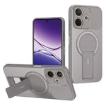 Phone Case For Oppo A5 Pro 4G (Global) / A5 Pro 5G (Global) / A5 Energy 5G (China) Carbon Fiber Texture PC + TPU Cover with Kickstand