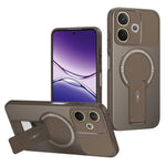 Phone Case For Oppo A5 Pro 4G (Global) / A5 Pro 5G (Global) / A5 Energy 5G (China) Carbon Fiber Texture PC + TPU Cover with Kickstand
