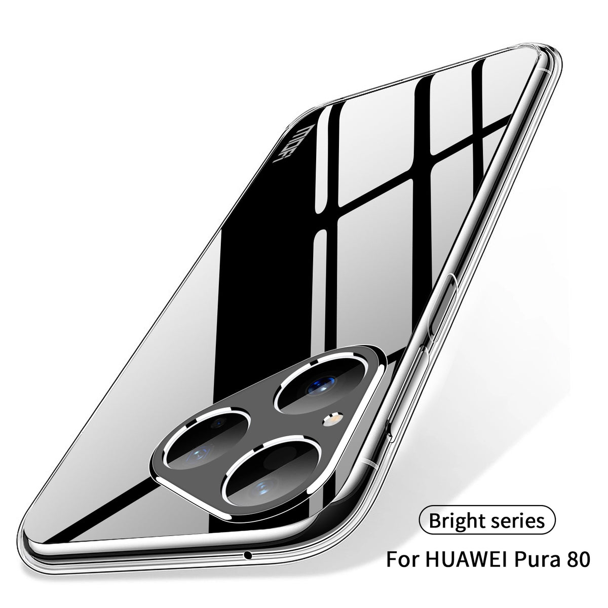 MOFI For Huawei Pura 80 Clear Phone Case  Ultra-Thin TPU Phone Back Cover