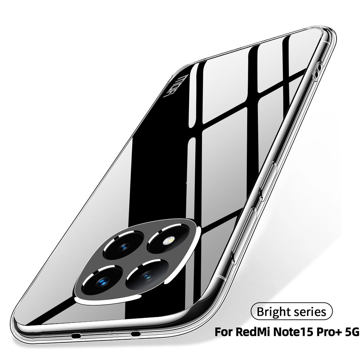 MOFI For Xiaomi Poco M8 Pro 5G / Redmi Note 15 Pro+ 5G (Global) Clear Phone Case  Ultra-Thin TPU Phone Back Cover