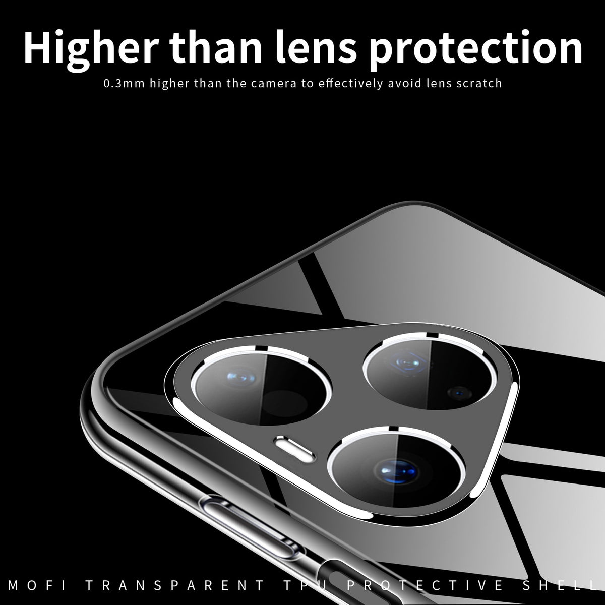 MOFI For Huawei Pura 80 Pro+ / Huawei Pura 80 Pro Clear Phone Case  Ultra-Thin TPU Phone Back Cover
