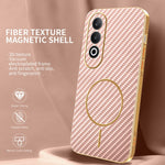 For OnePlus Nord CE4 5G / Oppo K12 Phone Case Carbon Fiber Textured Electroplated TPU Back Cover