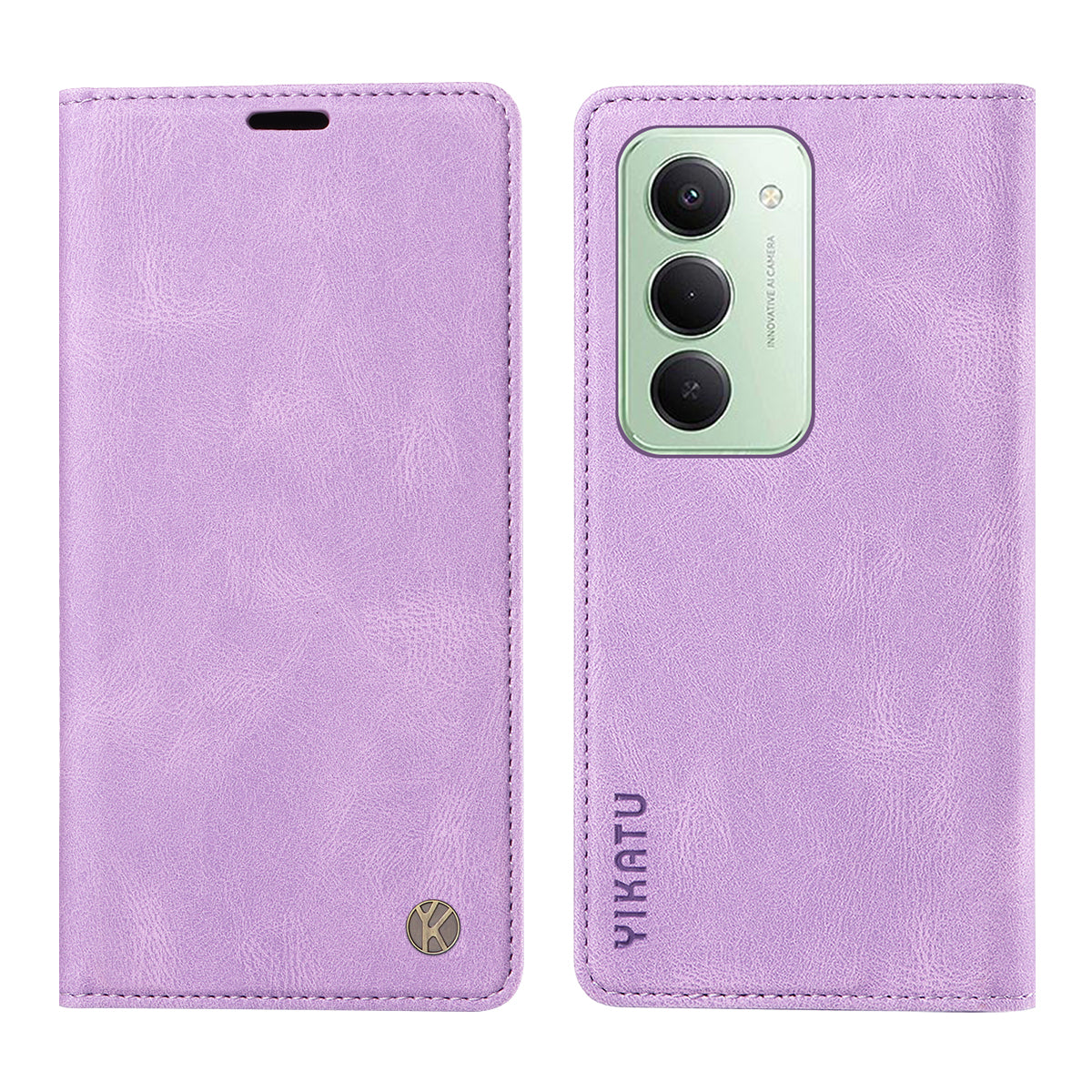 YIKATU For Xiaomi Redmi 15 4G (EU) (171mm) Leather Cover  YK-004 Skin-Touch Wallet Phone Cases