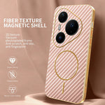For Huawei Pura 80 Pro / 80 Pro+ Phone Case Carbon Fiber Textured Electroplated TPU Back Cover