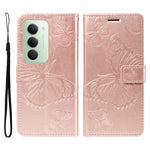For Xiaomi Redmi 15 4G (EU) (171mm) Wallet Case Floral Butterfly Imprinted Leather Phone Cover Stand