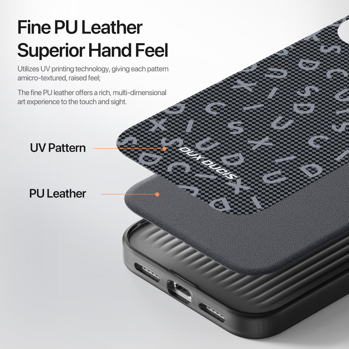 DUX DUCIS For iPhone 17 Pro Case  Moro Series Compatible with MagSafe UV Pattern Leather + PC + TPU Phone Cover
