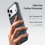 DUX DUCIS For iPhone 17 Pro Case  Moro Series Compatible with MagSafe UV Pattern Leather + PC + TPU Phone Cover