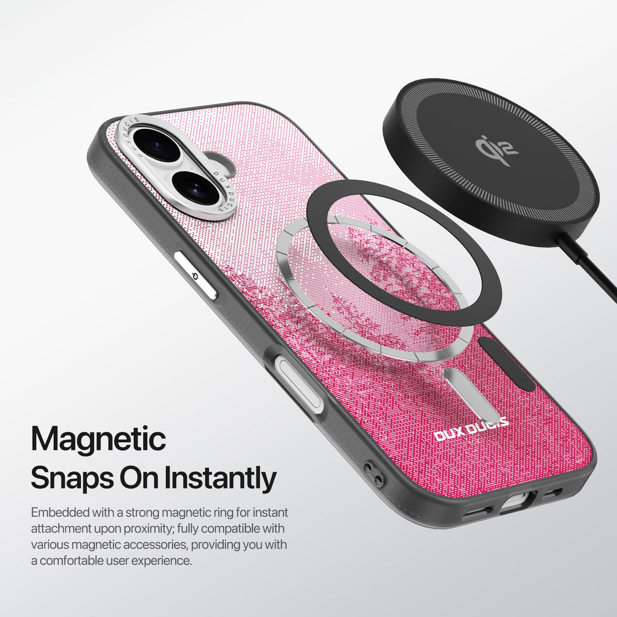 DUX DUCIS For iPhone 17 Case  Moro Series Compatible with MagSafe UV Pattern Leather + PC + TPU Phone Cover