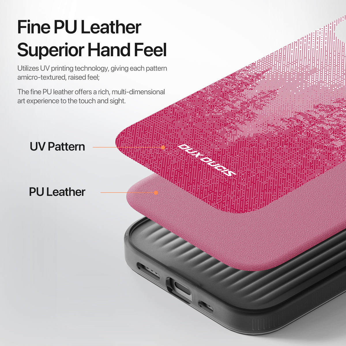 DUX DUCIS For iPhone 17 Case  Moro Series Compatible with MagSafe UV Pattern Leather + PC + TPU Phone Cover