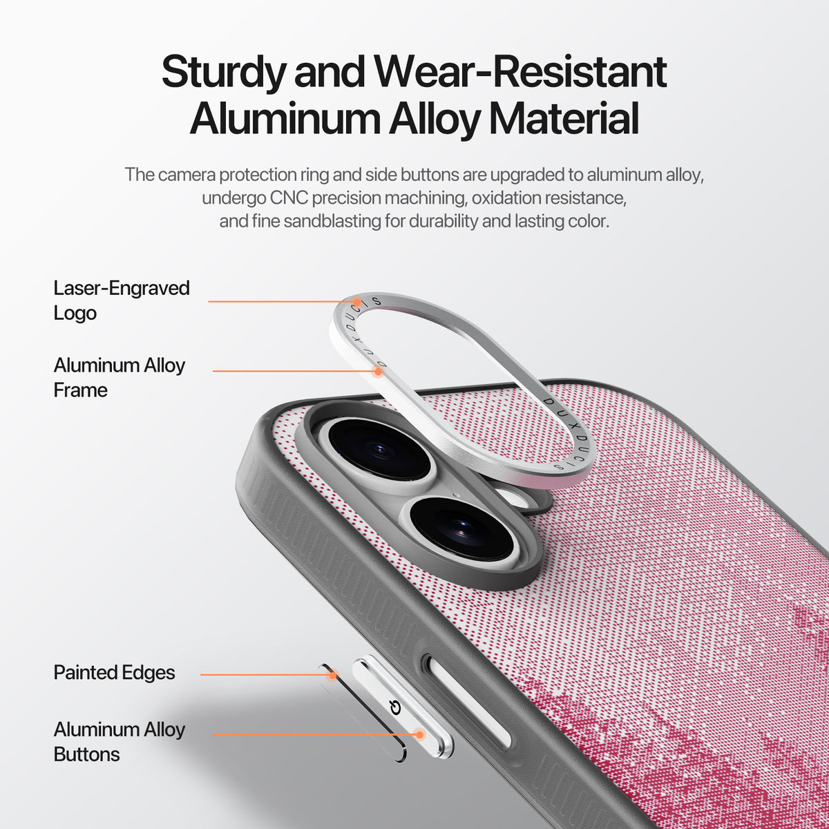 DUX DUCIS For iPhone 17 Case  Moro Series Compatible with MagSafe UV Pattern Leather + PC + TPU Phone Cover