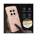 For Honor Magic7 Pro 5G Phone Case Carbon Fiber Textured Electroplated TPU Back Cover