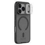 NILLKIN Camshield Pro Magnetic Series For iPhone 18 Pro Max / 17 Pro Max Case TPU + PC Clear Black Phone Cover with Camera Slider