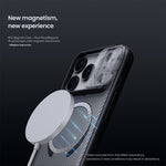 NILLKIN Camshield Pro Magnetic Series For iPhone 18 Pro Max / 17 Pro Max Case TPU + PC Clear Black Phone Cover with Camera Slider