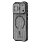 NILLKIN Camshield Pro Magnetic Series For iPhone 18 Pro Max / 17 Pro Max Case TPU + PC Clear Black Phone Cover with Camera Slider