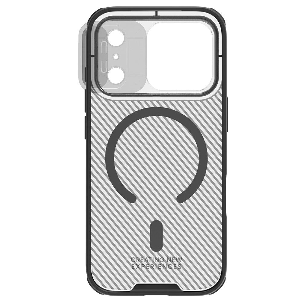 NILLKIN Camshield Pro Magnetic Series For iPhone 18 Pro Max / 17 Pro Max Case TPU + PC Clear Black Phone Cover with Camera Slider