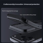 NILLKIN Camshield Pro Magnetic Series For iPhone 18 Pro Max / 17 Pro Max Case TPU + PC Clear Black Phone Cover with Camera Slider