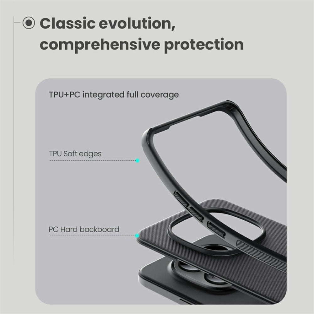 NILLKIN Frosted Shield Pro For Xiaomi Poco M8 Pro 5G / Redmi Note 15 Pro+ 5G (Global) Case Matte PC + TPU Phone Cover