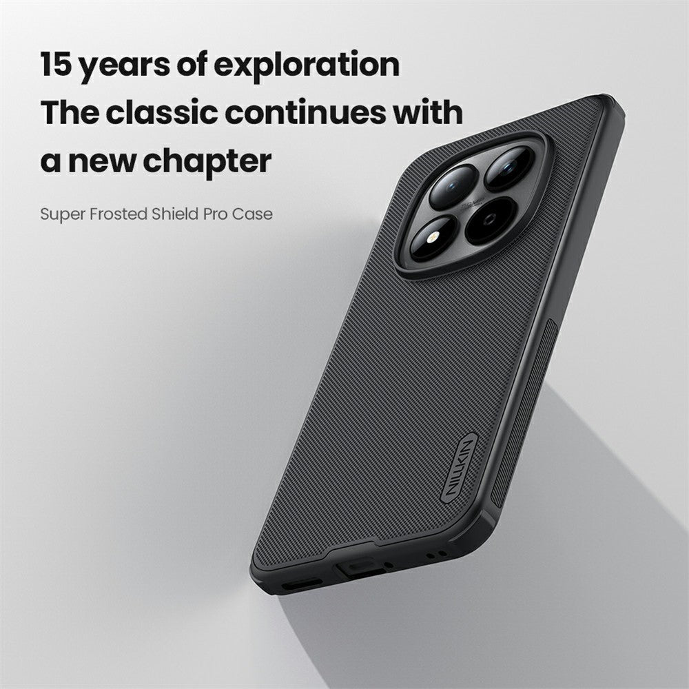 NILLKIN Frosted Shield Pro for Xiaomi Poco M8 Pro 5G / Redmi Note 15 Pro+ 5G (Global) Magnetic Case PC + TPU Phone Cover