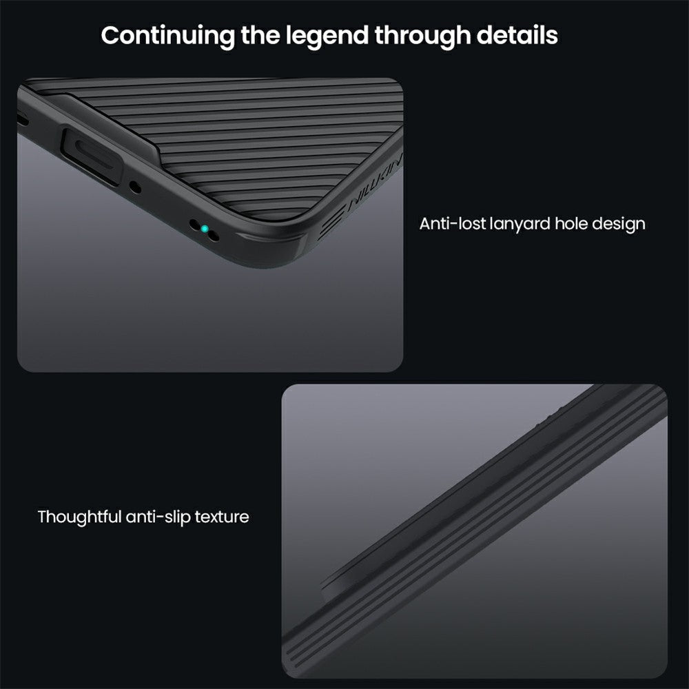 NILLKIN Camshield Pro Series för Xiaomi Redmi Note 15 Pro 5G (Global) Skal PC + TPU mobilskydd med Kamerareglage