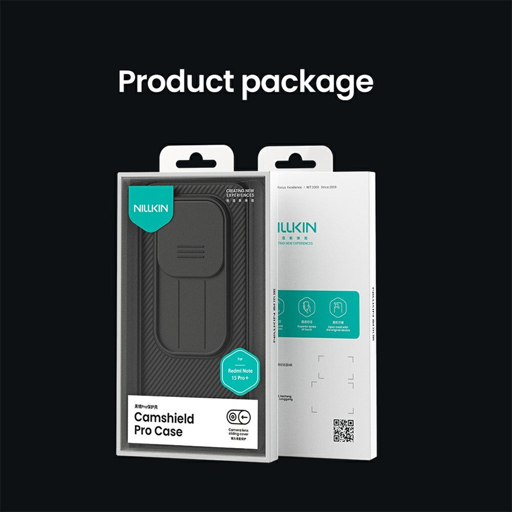 NILLKIN Camshield Pro Series for Xiaomi Poco M8 Pro 5G / Redmi Note 15 Pro+ 5G (Global) Case PC + TPU Phone Cover with Camera Slider