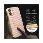 Phone Case For Samsung Galaxy A06 5G / F06 5G / M05 4G / M06 5G Carbon Fiber Textured Electroplated TPU Back Cover