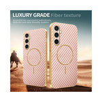 For Samsung Galaxy S25 FE Phone Case Carbon Fiber Textured Electroplated TPU Back Cover