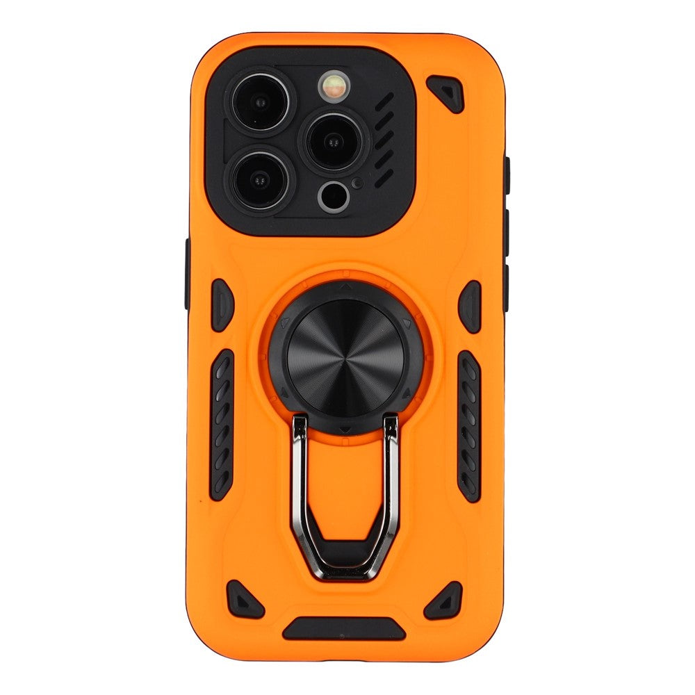 For iPhone 14 Pro Max Case with Kickstand Shockproof TPU + PC Phone Back Cover