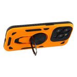 For iPhone 14 Pro Max Case with Kickstand Shockproof TPU + PC Phone Back Cover