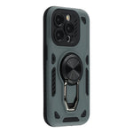 For iPhone 14 Pro Max Case with Kickstand Shockproof TPU + PC Phone Back Cover
