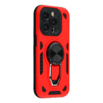 For iPhone 14 Pro Max Case with Kickstand Shockproof TPU + PC Phone Back Cover
