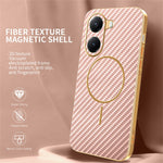 For Xiaomi Poco X7 Pro 5G / Redmi Turbo 4 5G Phone Case Carbon Fiber Textured Electroplated TPU Back Cover