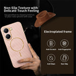 For Xiaomi Poco X7 Pro 5G / Redmi Turbo 4 5G Phone Case Carbon Fiber Textured Electroplated TPU Back Cover