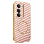 For Xiaomi Redmi 15 4G (EU) (171mm) Phone Case Carbon Fiber Textured Electroplated TPU Back Cover