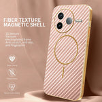 For Xiaomi Redmi K80 5G / Poco F7 Pro 5G Phone Case Carbon Fiber Textured Electroplated TPU Back Cover