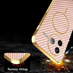 For Xiaomi Redmi K80 5G / Poco F7 Pro 5G Phone Case Carbon Fiber Textured Electroplated TPU Back Cover
