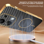 Phone Case For Xiaomi Redmi Note 13 Pro 4G / 14S 4G / Poco M6 Pro 4G Carbon Fiber Textured Electroplated TPU Back Cover
