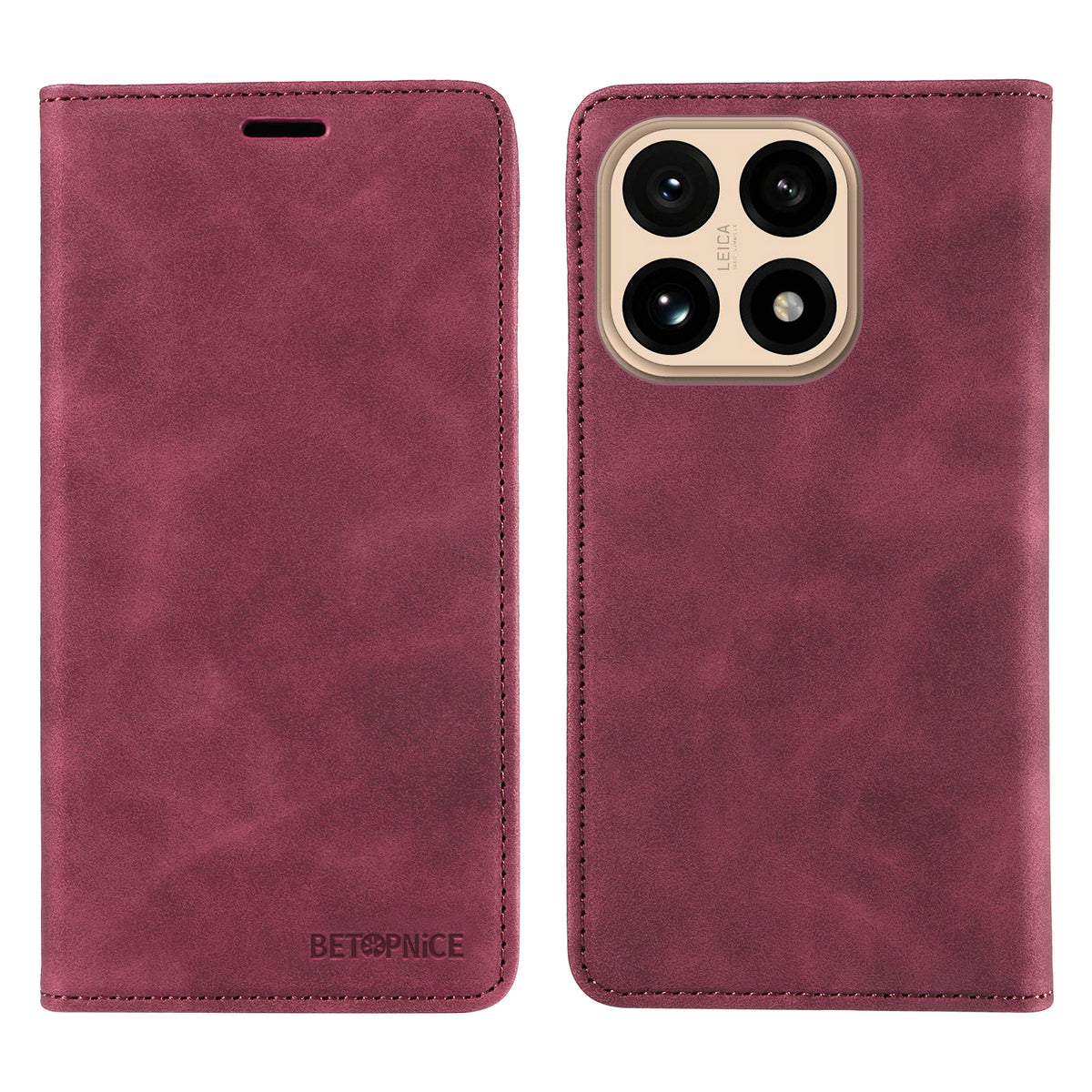 BETOPNICE For Xiaomi 15T Case  Magnetic Closure RFID Blocking Wallet Stand Leather Phone Cover