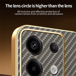 Phone Case For Xiaomi Redmi Note 13 Pro 5G / Poco X6 5G / X6 Neo 5G Carbon Fiber Textured Electroplated TPU Back Cover
