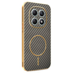For Xiaomi Poco M8 5G / Redmi Note 15 5G (Global) / 15 4G (Global) Phone Case Carbon Fiber Textured Electroplated TPU Back Cover