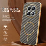 For Xiaomi Poco M8 5G / Redmi Note 15 5G (Global) / 15 4G (Global) Phone Case Carbon Fiber Textured Electroplated TPU Back Cover