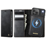 CASEME For iPhone 18 Pro Max / 17 Pro Max Case  C49 Compatible with MagSafe RFID Blocking Detachable Wallet Leather Phone Cover