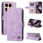 For Xiaomi 15T Leather Wallet Cases Skin Touch Phone Cover Stand with Strap