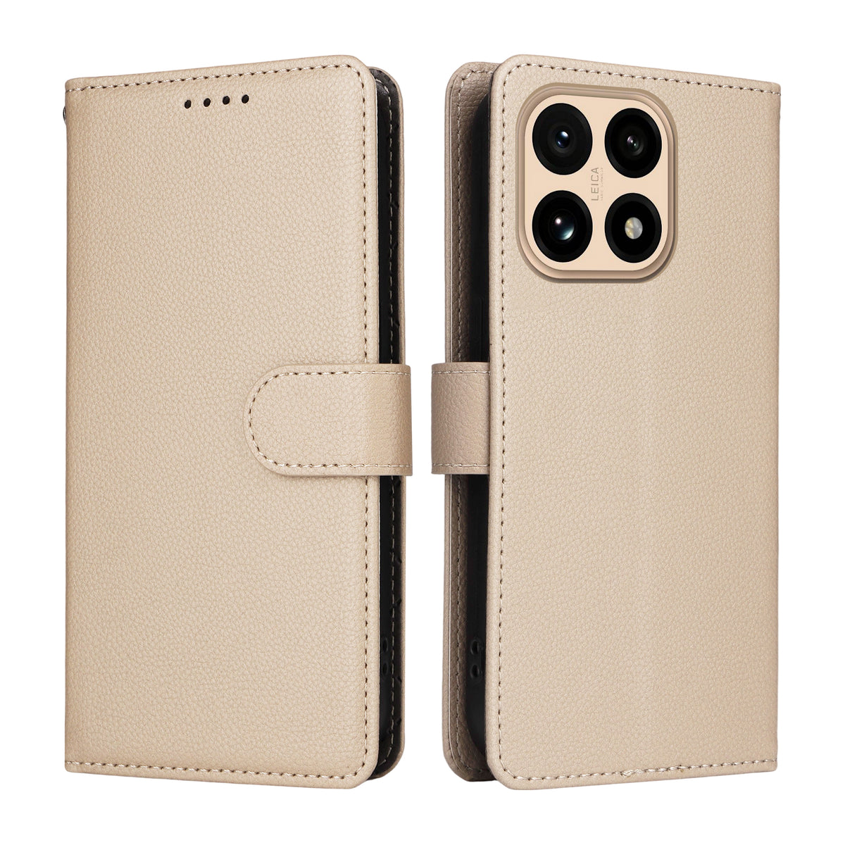 For Xiaomi 15T Case RFID Blocking 3 Card Slots PU Leather Phone Cover with Wrist Strap