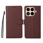 For Xiaomi 15T Pro Case RFID Blocking 3 Card Slots PU Leather Phone Cover with Wrist Strap