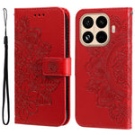 For Xiaomi 15T Pro Case Floral Pattern PU Leather Wallet Stand Phone Cover