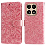 For Xiaomi 15T Case Sunflower Imprint Leather Wallet Phone Cover