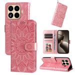 For Xiaomi 15T Pro Case Sunflower Imprint Leather Wallet Phone Cover